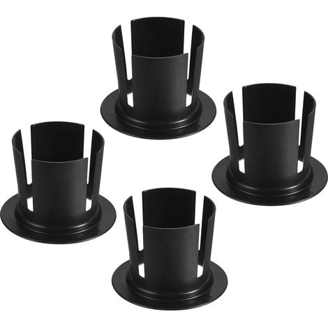 4Pcs 3 Inch Poignée De Film Rétractable Pour 50mm Core Noir (1/5)