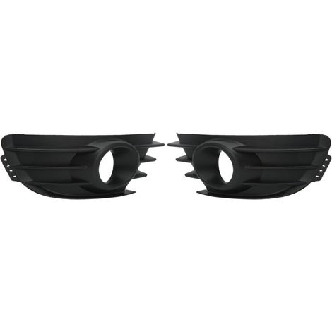 Rejilla negra para faros antiniebla delanteros de Citroën C4 2004-2008 – Material ABS – Fácil y estéticamente agradable.