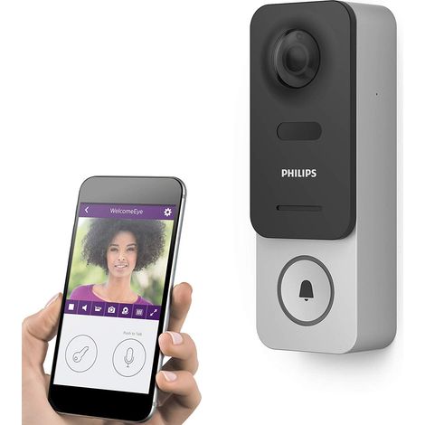 Philips Drahtlose Gegensprechanlage WelcomeEye Link Wlan,Sprachsteuerung Gegensprechanlage (1/5)