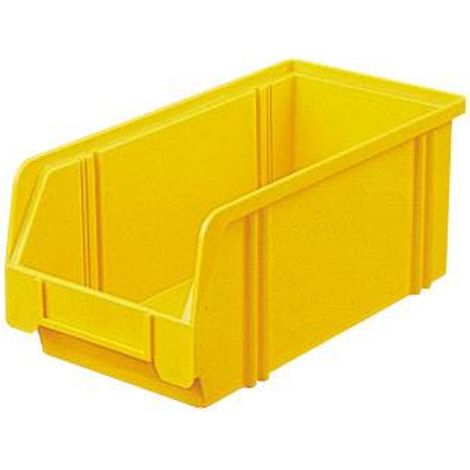 LA-KA-PE Sichtlagerkasten LK 3A gelb 290/266x140x130 mm (1/2)
