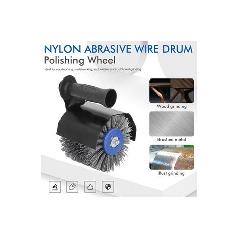 Disque à polir multifonction pour meuleuse d’angle – Brosse à fil pour finition métal – Filetage M10 et M14 – Accessoire de ponçage et brossage pour atelier (1/5)