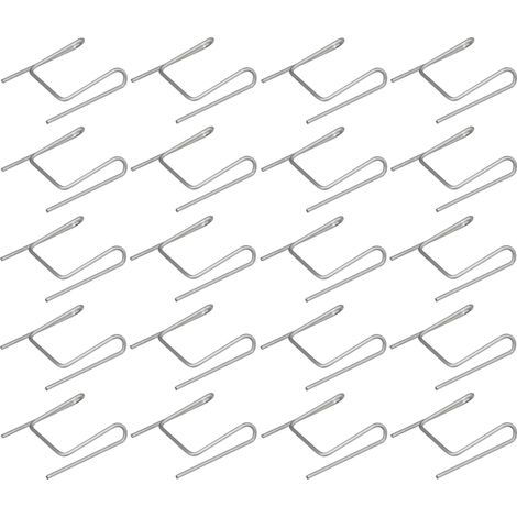 20x Clip d'attache de joint brosse pour porte coulissante Maintien Butée Arrêt Stop Agrafe (1/3)