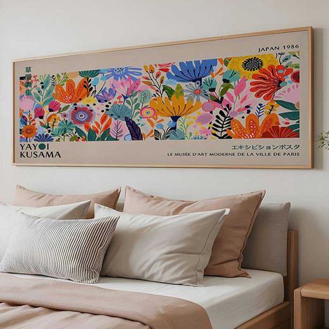 Cuadro Misolisa, Estructura de Madera Nobilitada, 50x120h cm Multicolor (1/5)