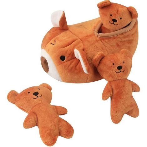 Ours interactif cache-cache en peluche couineur pour chien, jouet durable et interactif (1/5)
