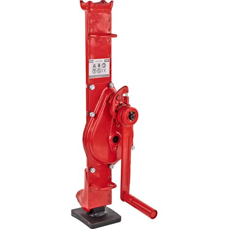 Handwinde Kurbelwinde 1,5 t Zahnstangenwinde Maschinenheber Stockwinde Hubwinde