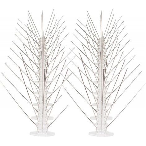 3.5M Anti-Pigeon Spike, Steel Anti-Pigeon Spike, Stainless Steel Anti-Bird Spikes, Bird Deterrent Kit to Scare Away Pigeons, Crows, Sparrows, Cats, Animal-Friendly (1/4)
