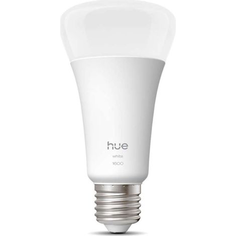 Bombilla LED conectada A67 - PHILIPS HUE - Luz blanca cálida - 2700K - Casquillo E27 - 13,5 W - 1600 lúmenes (1/4)