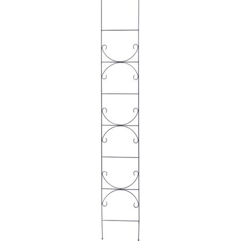 TrendLine Spalier Metall 180 cm dunkelgrau Spaliere