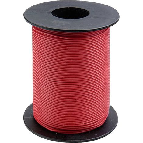 125-S25-0 Fil de câblage 1 x 0.25 mm² rouge 25 m