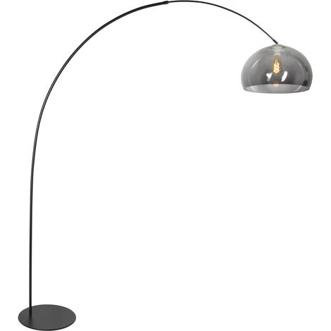 Anne Lighting - lampada da terra - Curve - nero - plastica (1/3)