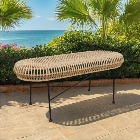 Banc en rotin Broocke (1/5)
