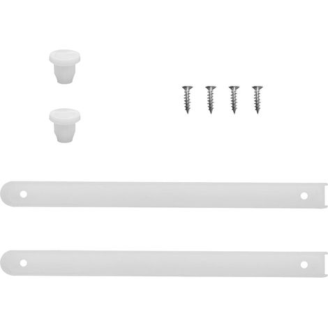 Kit de glissières tiroir (1 jeu) avec vis, rechange pour meubles, (1/5)