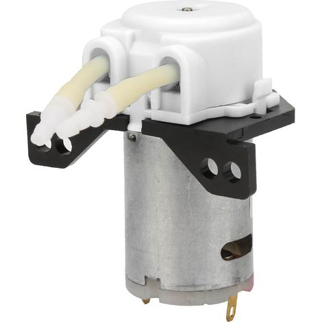 Pompe péristaltique micro liquide DC6V pour aquarium, laboratoire, analyse, 2x4mm blanc (1/5)