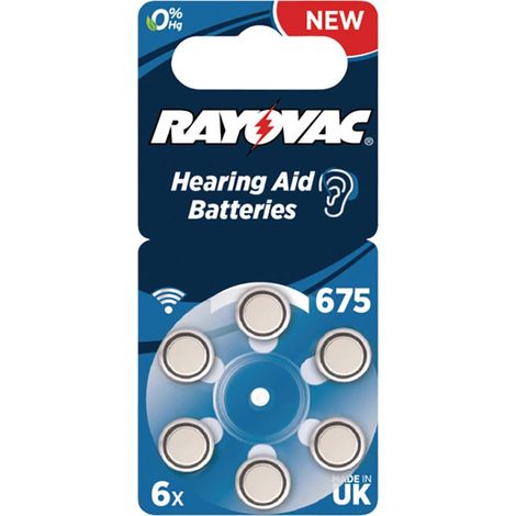 Varta - mod 675 - piles appareil auditif - blister 6pcs. - pr44 - (1/3)