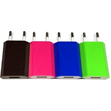 Caricatore Alimentatore USB 4PZ Casa Smartphone Caricabatteria 5V1.5A DW203 BULK (1/5)