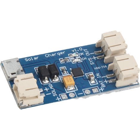 Mini-Solar-Ladepanel, Lithium-Batterie, CN3065 500mA DC 4,4-6V USB-Modul (1/5)