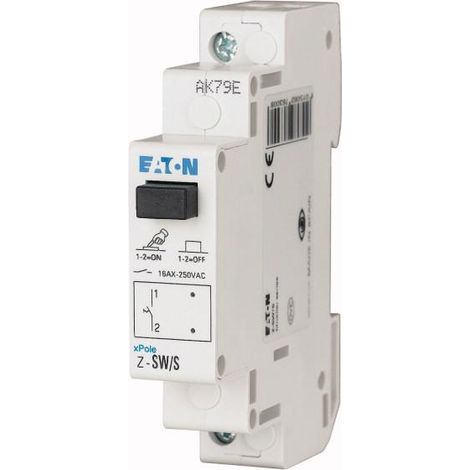 Commutateur avec LED 24AC/DC 1F+1O 16A orange 1PE 000276305 EATON Z-SWL24/SO