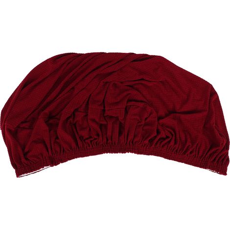 Housse de canapé en polyester imperméable et lavable, housse élastique pour protection et décoration, couleur bordeaux pour deux places (1/5)