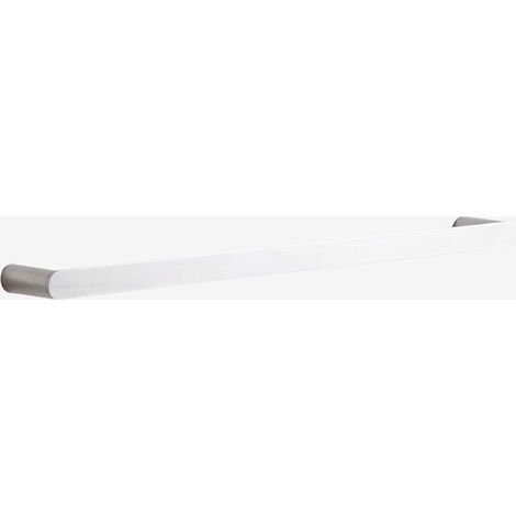 Porte-serviettes mural avec barre (↔︎60 cm) pour salle de bain en acier inoxydable Alameda SKLUM Gris brossé (1/5)