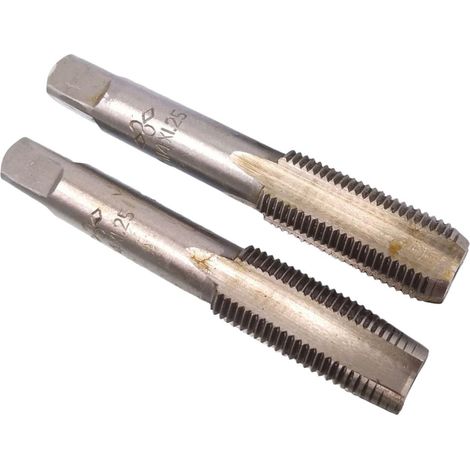 Jeu tarauds et filières, HSS, M14x1,25, 3 pièces, pour métal (1/5)