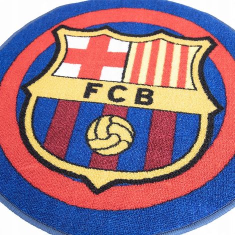 Tapis rond FC Barcelone à poils courts 60 cm BARCA (1/3)