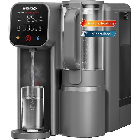 Waterdrop M6HG Minéralisée Osmose Inverse Filtre à Eau Système, Eau Chaude Instantanée, 8 Étapes,5 Températures (1/5)