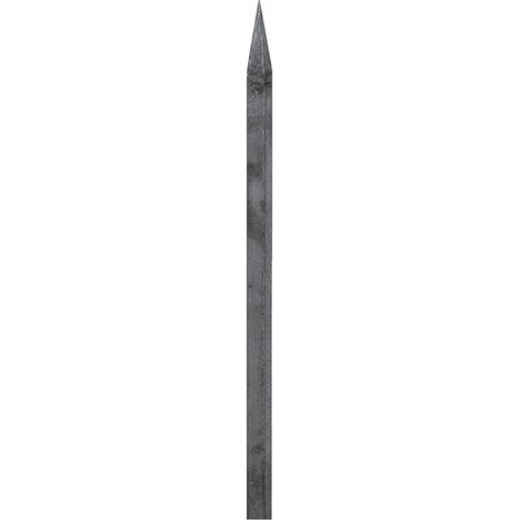Barreau appointé - Hauteur 1500mm Carré de 14mm - Fer forgé - À souder - DECO FER FORGE