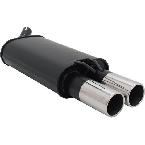 Silencieux Echappement Renault Twingo 93/07 - 2x76mm-13825405