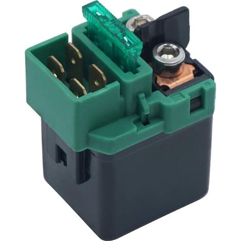 Relais de démarrage pour moteur, pièce auto de rechange, commutateur électrique robuste, compatible véhicules, 12V, installation facile (1/3)