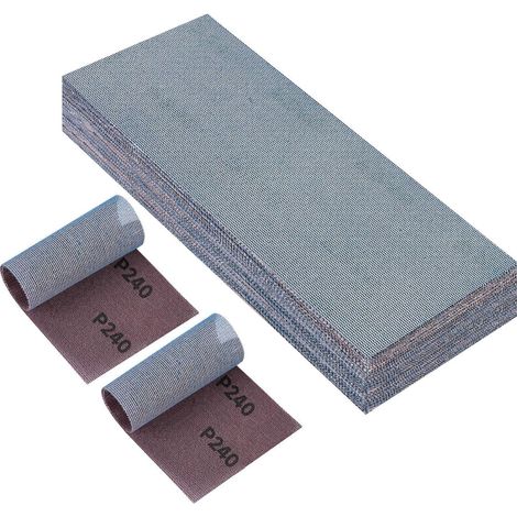Schleifstreifen Klett Keramik 115x230mm 25 Stück 240 körnung (1/5)