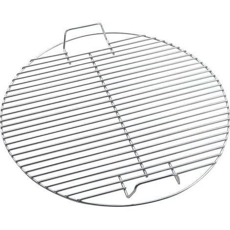 Grille barbecue ronde en acier inoxydable 44,5 cm – Design circulaire pour une cuisson homogène – à l’intérieur et à l’extérieur. (1/4)
