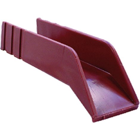 GOCCIOLATOIO PER TERRAZZI cm 6 x 23 rosso