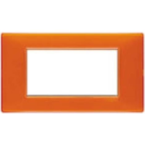 Vimar plana plate 4 modules technopolymer colour reflex orange 14654.48 (1/2)