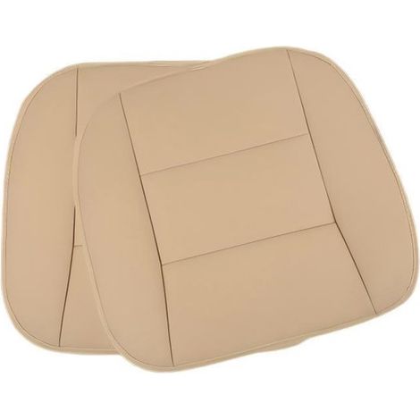 Fundas ultrasuaves y cómodas para los asientos delanteros del coche,1 pieza,53 cm,50 cm,cuero,rojo (1/5)