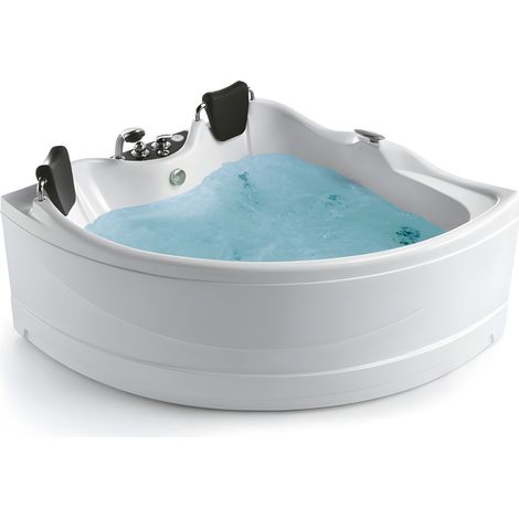 Baignoire balnéo d'angle 150x150 cm VENISE GAUCHE IMASSAGE