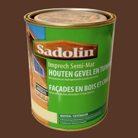 Lasure SADOLIN (Woodlover) Impregnant Semi-mat Chêne Antique 0,75 L (1/2)