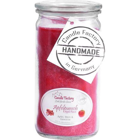 Candle Factory Mini Jumbo Apfelpunsch Duftkerze Dekokerze 307-050