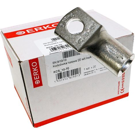 Oeillet de tuyau KCS CU 70mm M10 20pcs ERKO (1/2)