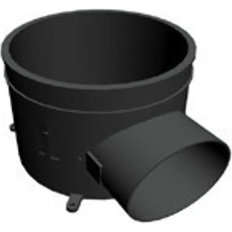 Pluggit Embout coudé DN150-80 avec protection pour enduit, EVWS1