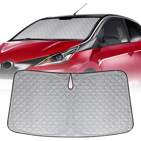 Pare-Soleil pour Pare-Brise Remplacement pour Toyota Aygo 2014-2022, Pliable Pare-Soleil pour Pare-Brise de Voiture, Bloque 99% des Rayons UV et Maintient Votre Véhicule au Frais,- (1/5)