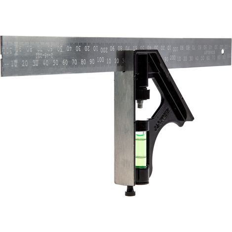 Stanley 12"" 300mm Metal Combination Try and Mitre Square STA246222 2-46-222