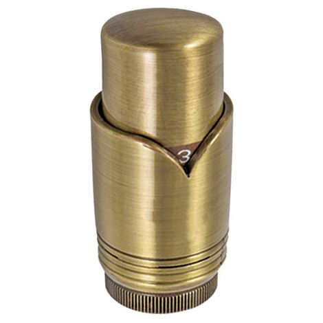 Tête thermostatique en bronze 31012MB – Capteur intégré – Raccord M30x1,5 – Plage de réglage 8 à 25 °C – Compatible vannes Arteclima (1/2)