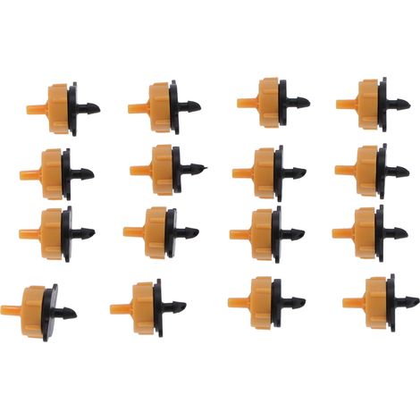 100 pièces goutteurs à débit compensé 2L amovibles pour arrosage jardin et irrigation tuyau 4/7 (1/5)