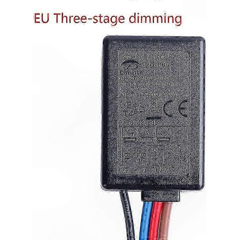 Interrupteur tactile à 3 positions marche/arrêt pour les prises US/EU, LD-600S intégré (1/5)