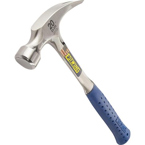 Estwing E3-20S Straight Claw Hammer, 20oz/560g (1/2)