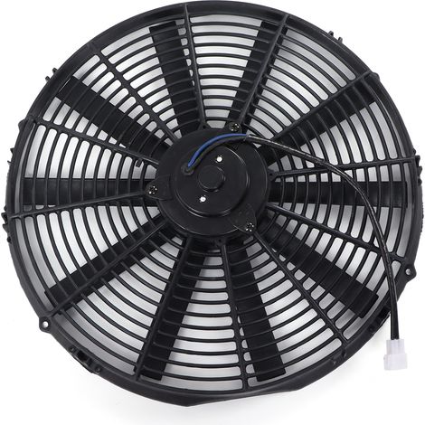 Ventilateur Radiateur Électrique 16 Pouces 12V 120W Mince Refroidissement Pousser/Tirer 2250RPM 1000CFM 10 Pales Universel Auto (1/5)