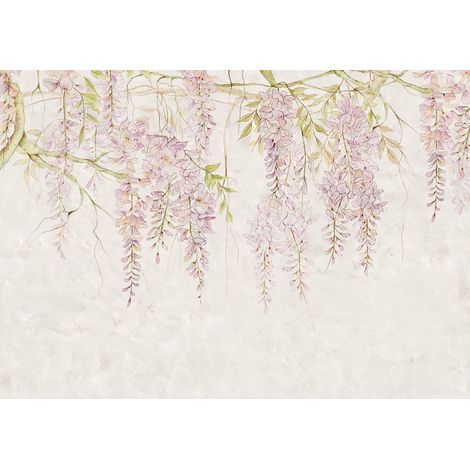 Papier peint panoramique naturel Glycine (1/4)