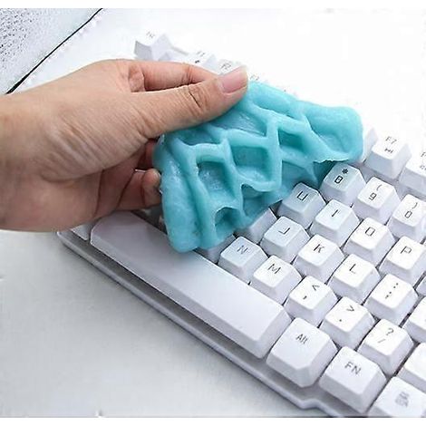 Nettoyant voiture en caoutchouc flexible, nettoyant clavier en 2 pièces (1/5)