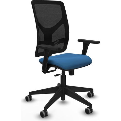 Sedia da ufficio piqueras y crespo Motilla azzurro chiaro similpelle (1/2)