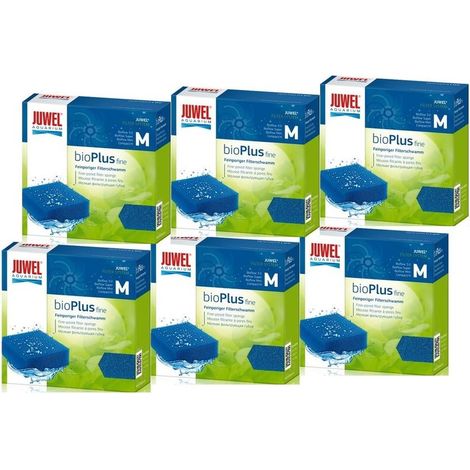 Juwel bioPlus fine M 6er Pack Filterschwamm fein biologische Filterung